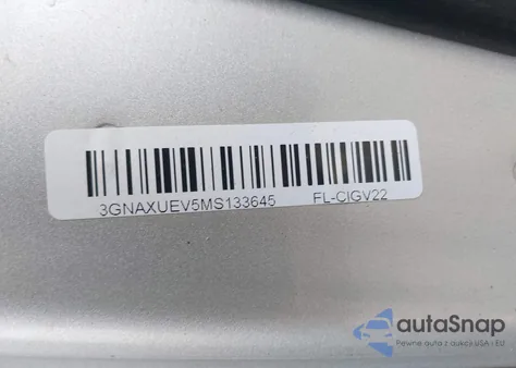 2021 Chevrolet Equinox Awd Lt from USA, damaged, VIN 3GNAXUEV5MS133645